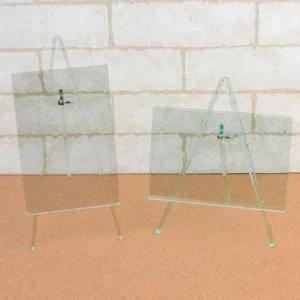 투명 데스크 받침대 미니 거치 차량용액자 사진 (46X7Z)