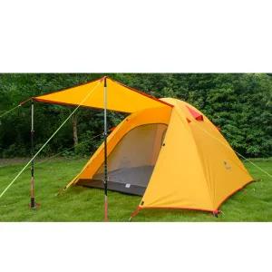 리빙쉘 초경량 오토캠핑 휴대용 하이킹 야외 텐트 텐트 - 2인용 노랑색