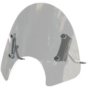 윈드스크린 만능 스쿠터 네이키드 혼다 보조 앞 유리 높이 28cm - 투명