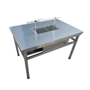 무연 그릴테이블 일체형 생선 삼겹살 닭꼬치 구이 테이블 -그릴 50x30cm