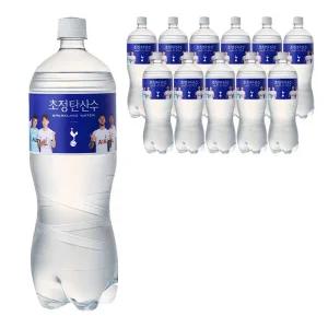 (1+1) 초정탄산수 플레인, 1.5L, 12개 2Set