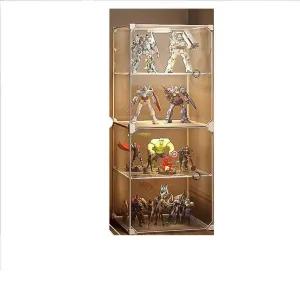 레고 보관함 프라모델 건담 박스 인형 피규어 진열장 진열장- 4단 +리모컨조명