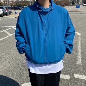 [모노폴로지]가을에 입기좋은 후드 바람막이 봄자켓 스트릿 윈드브레이커 점퍼 봄코디 오버핏 루즈핏 얇은