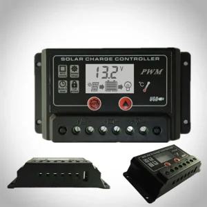 태양광 콘트롤러 충전 태양전지 LCD 캠핑용 발전기 MPPT - 12V24V 40A