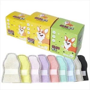 [콩심팥심]D18 숨쉬는 신나라 슈즈 (민트 80매) 강아지발바닥 애견발바닥관리 강아지양말 강아지발바닥보호