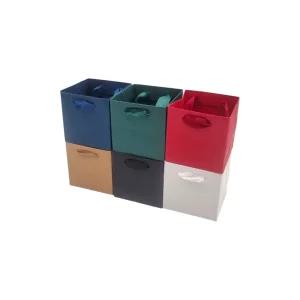 9x9x9cm 미니 종이가방 정사각 선물포장 답례품 무지 쇼핑백