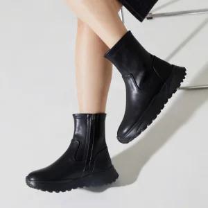 엠.무크 윔지 캐주얼 앵클부츠 블랙 516523615ZA