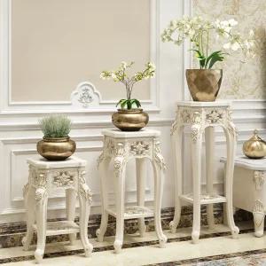 엔틱 미니콘솔 빈티지 테이블 화이트 장식장 프렌치