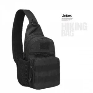 야외 800D재질 하이킹 밀리터리 블랙 슬링백