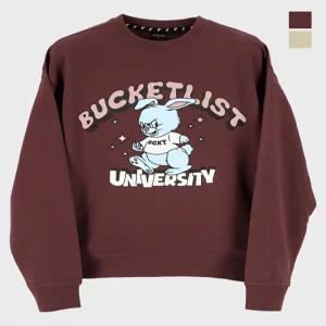 [원더플레이스][버킷(BUCKET)] 코튼100 우먼 컬리지 스? 티셔츠