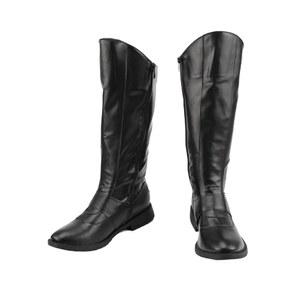 남성 하이 레더 부츠 중세 르네상스 해적 코스프레 무대 공연 할로윈 승마 키 큰 지퍼 슈즈