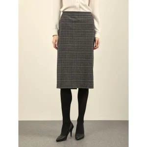 갤러리아 올리비아로렌 H라인 체크 스커트 VOCGK4W9111