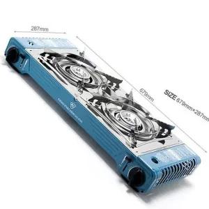 맥스 휴대용렌지 투버너 MCD-5800S 불판포함