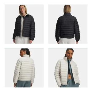 [언더아머](대전신세계)6007129 블랙 아이보리 여성 UA Limitless 울트라 라이트 여성 덕다운 경량 패딩...