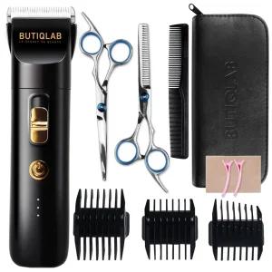 뷰티끄랩 바리깡 미용실 이발기 클리퍼 가위 세트 BTC-2024P