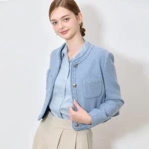 [리스트]LIST)] 리미티드 울 브레이드 크롭 재킷 (택가격: 478000원)