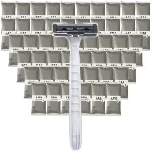 도루코 TNC200-1P 트윈 2중날 휴대용면도기 50개 개별포장 일회용 업소용 면도기