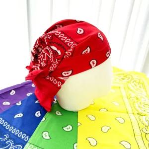 (별별창고)G 페이즐리 손수건 스카프 등산 반다나