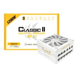 마이크로닉스 Classic II 1200W 80PLUS골드 풀모듈러 ATX3.1 화이트