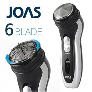 조아스 충전식 전기 면도기 강력회전식 6날 SR298자동면도기 충전면도기 6날