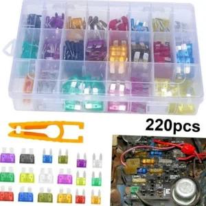 세트 220p 휴즈 차량용 퓨즈 자동차 소형 대형 2A-35A