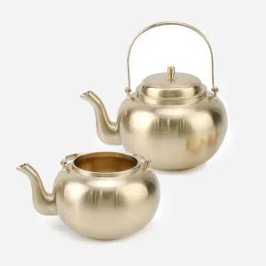 [골드스마일]국내산 한정식용 유기 술 주전자