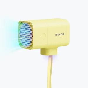 [10만대 판매 인증! 99.9% 살균력] 클린디 윈디 CL-403 무선 칫솔살균기 옐로우 1인용 욕실 자외선 건조기 UV-C LED 휴대용 소독기