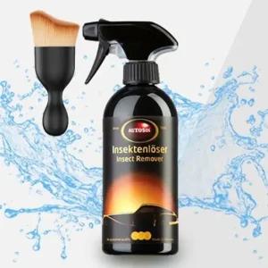 자동차 버그 크리너 왁스 500ml 먼지 브러쉬 세트 자동차벌레제거제 세차용품세트 타이어광택제