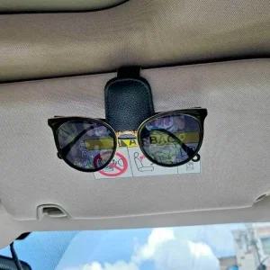 블랙 차량 안경 클립 선바이저클립 선글라스거치대 선글라스거치대 카드꽂이 차량카드홀더