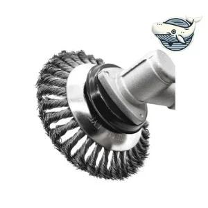 다용도 원형 와이어브러쉬 제초 이끼 제거 휠 녹제거휠 와이어휠 철브러쉬 철솔 와이어브러쉬