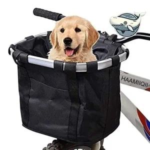 강아지 자전거 바구니 브라켓 안전 수납-WFGWUXU