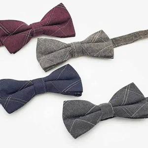 나비넥타이 남성 보타이 보우타이 컬러 체크 C-WFFTTHW