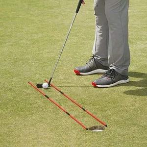 골프 스틱 파워큐 2P 얼라인먼트 접이식 어드레스도-WFHDMKF