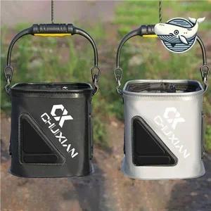 접이식 다용도 두레박 낚시 용기 민물 바다-WFGYILY