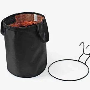 자전거 바구니 원통형 걸이 식 블랙 핸들바 가방-WFGX124