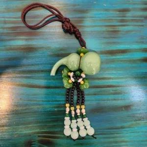 불교 풍수 그린 액막이 호리병 연꽃 잉어 행운 룸미러 룸미러 기념품 개업 새차 사무실 집들이