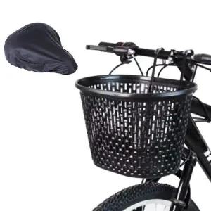 자전거핸들바구니 자전거 걸이식 바구니 + 안장-WFHIPEN