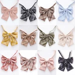 클래식 여자 리본 타이 12 color 교복 학생복.