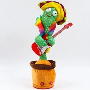 고품질 춤추며기타치는선인장인형 움직이는인형 움직이는장난감 춤추는카피바라 말따라하는인형 WFGUIC6