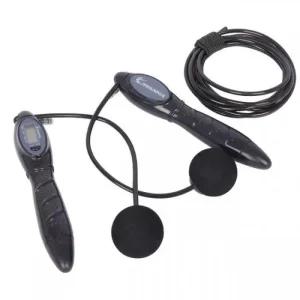 아이워너 자동줄넘기 블랙 STT 디지털 2in1 카운트줄넘기 헬스용품  줄넘기 디지