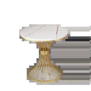 대리석 커피 테이블 거실 원형 티테이블 원형 탁자