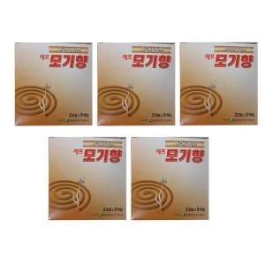 그린세이프 모기향 (2코일x5개입) 5갑 세트