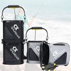 접이식 두레박 민물 바다 낚시 미끼통 물고기통