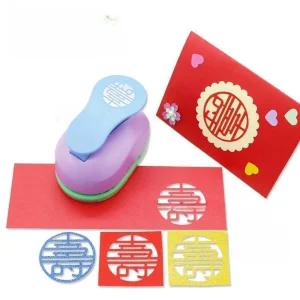 타공 펀칭 문구류 꽃 복 펀치 DIY 엠보싱 종이 펀칭기