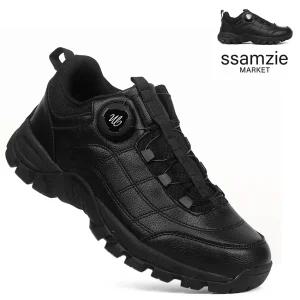 쌈지 남성 보아다이얼 워킹화 남자 트레킹화 블랙 캐주얼 운동화 편한 논슬립 아웃도어 신발