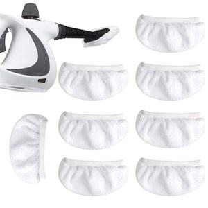 8팩 교체용 스팀 걸레 패드 범용 청소기 액세서리 비셀 샷, 듀프레이, 퍼스팀, 컴포데이 휴대용 부착물용 재사용 가능한 극세사