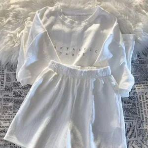 [콩심팥심]티셔츠 운동복 세트 반팔 트레이닝복 .영문 반바지 ST