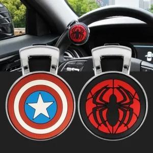 자동차 핸들봉 파워 곡선 보조튜닝 차량용승용차회전 새차선물용품캐릭터