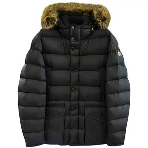 [몽클레르][몽클레어] CLUNYE 클루니에 퍼후드 다운 패딩 자켓 블랙 남성 패딩 1A00124 596K7 999 / TEO