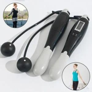 실내 디지털 카운터 스마트 줄넘기 발목 와이어 발줄넘기 RPM 헬스 용품 운동 기구_23131502